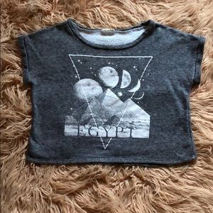 Egypt Cropped Thermal Tee